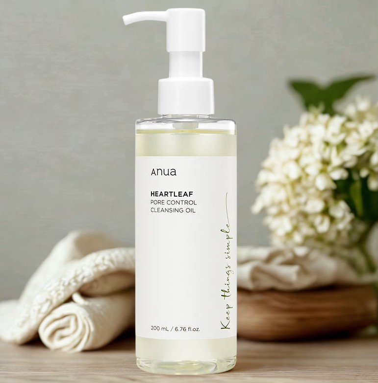 Anua - Huile Nettoyante Visage Heartleaf Purifiante et Contrôle des Pores