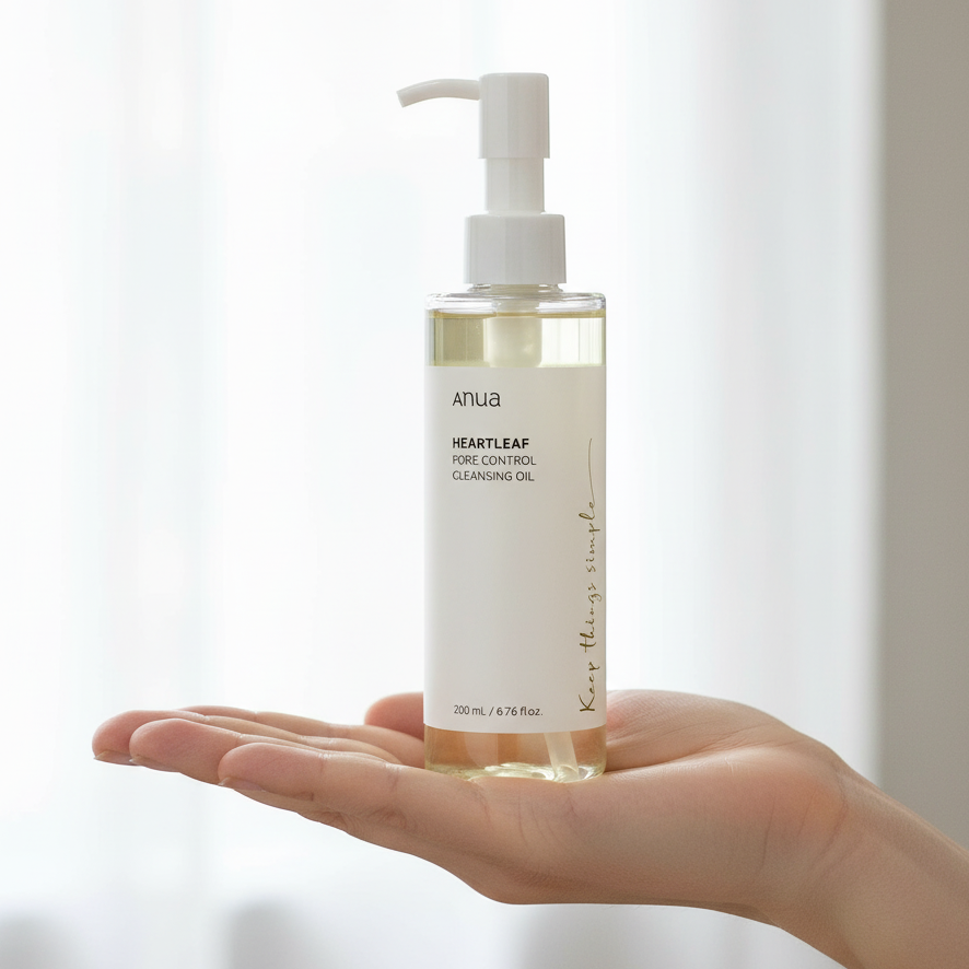 Anua - Huile Nettoyante Visage Heartleaf Purifiante et Contrôle des Pores