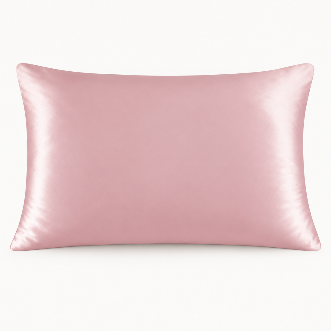 Taie d’oreiller en satin rose poudré Purely Skin pour protéger les cheveux la nuit
