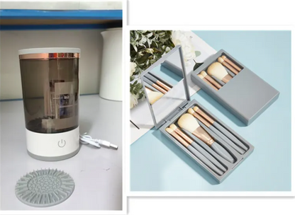 Nettoyeur Pinceaux Maquillage Électrique