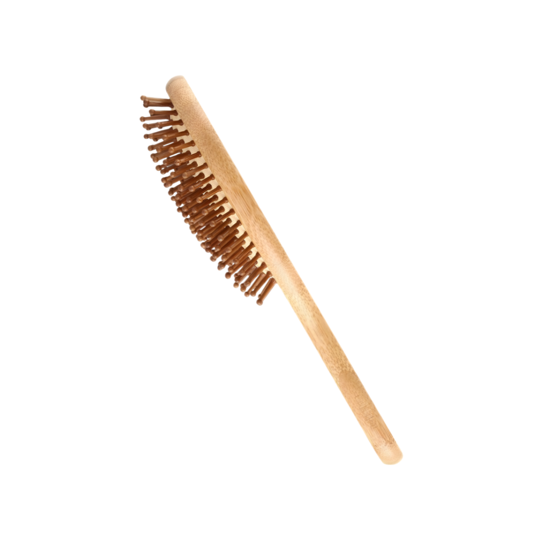 Brosse cheveux bambou - Démêlage doux sans frisottis