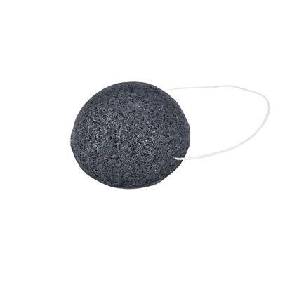 Éponge Konjac Nettoyante Visage – Bamboo Charcoal Face Wash