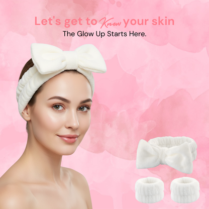 Headband soin visage – Bandeau cheveux pour routine beauté