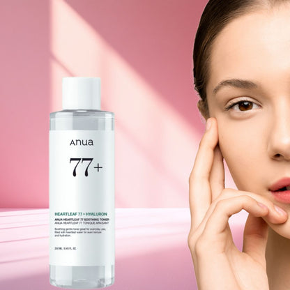 Heartleaf 77% + Hyaluron Toner Visage Apaisant - Anua