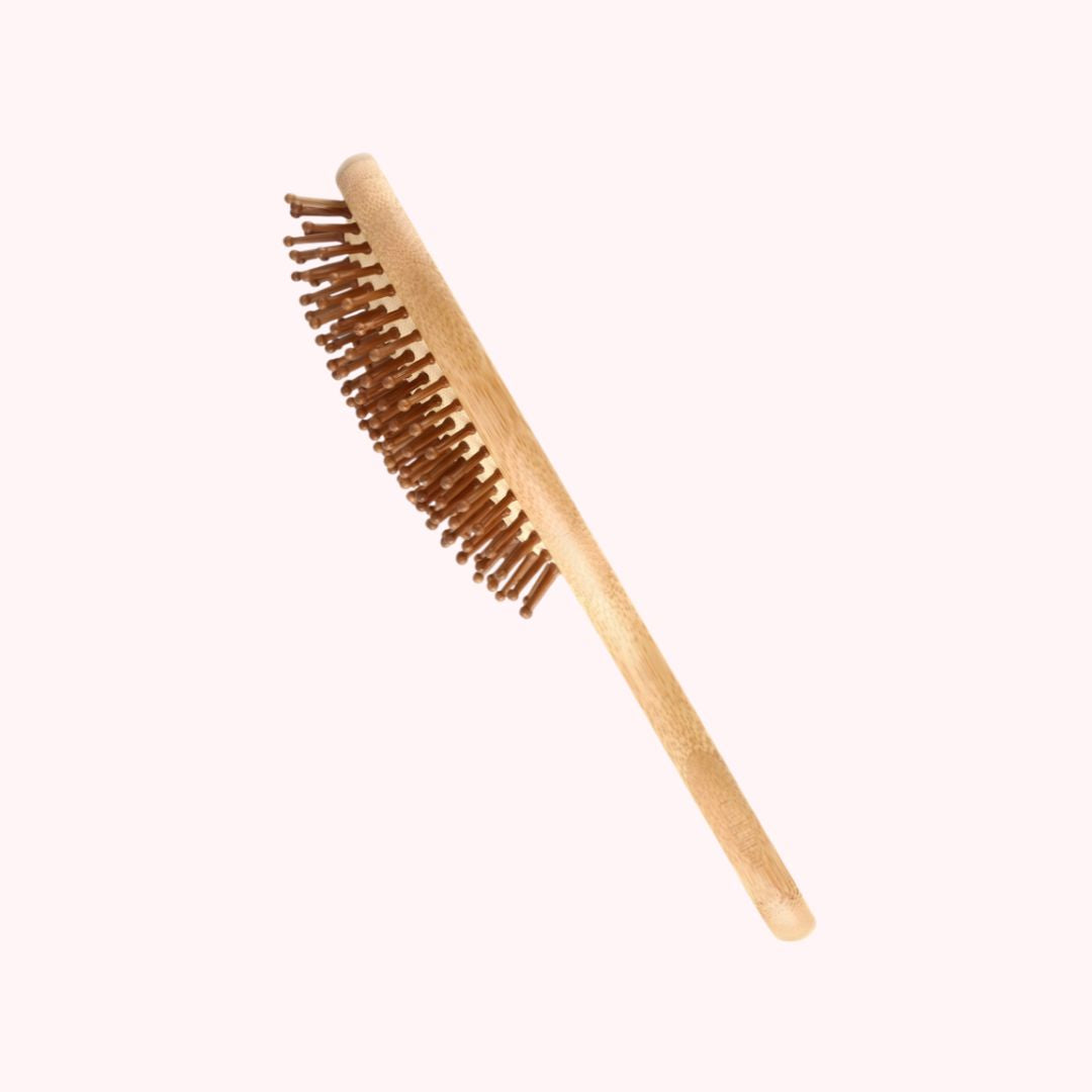 Bamboo Hair Brush – Gentle Detangling & Frizz Control
