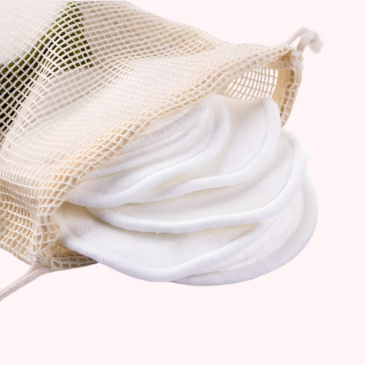 Cotons Démaquillants Réutilisables Bambou 20 Pièces + Filet