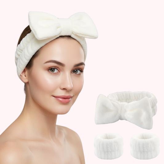 Headband soin visage – Bandeau cheveux pour routine beauté