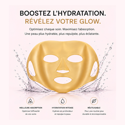 Masque Silicone Réutilisable – Glow & Hydratation Intense