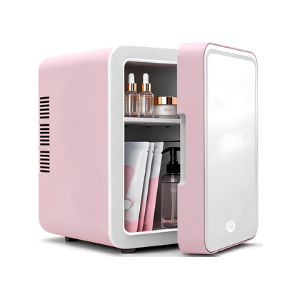 Mini Réfrigérateur Beauté avec Miroir LED